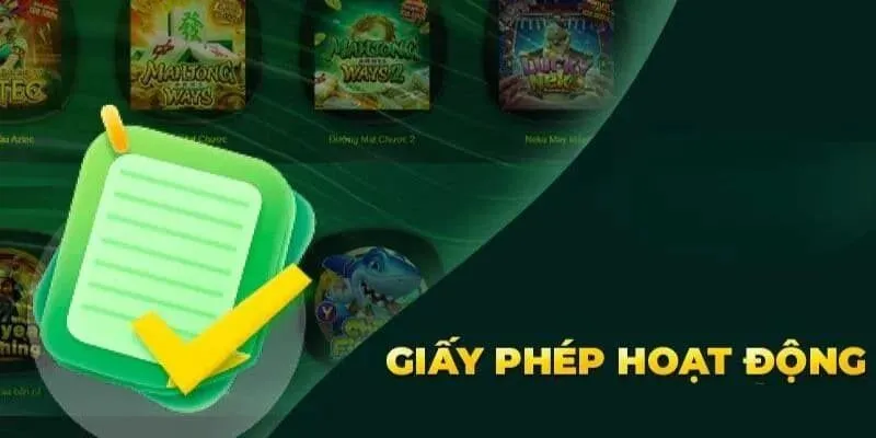 Giấy phép hoạt động là yếu tố hàng đầu