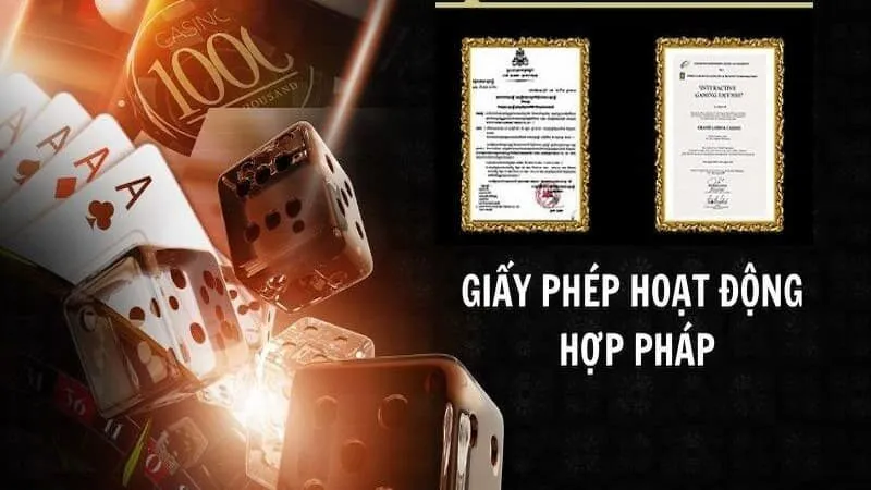 Chọn nhà cái có giấy phép hoạt động hợp pháp